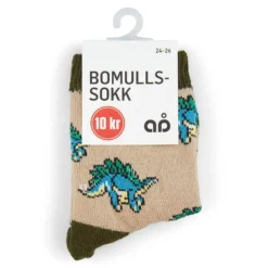 Bomullssokk med motiv