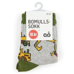 Bomullssokk med motiv