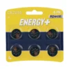 Knappcellebatteri Enegy+ 6-pk