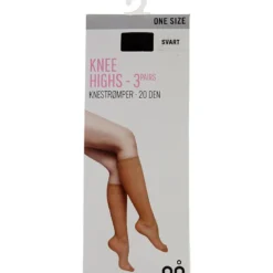 Knestrømpe 3-pk
