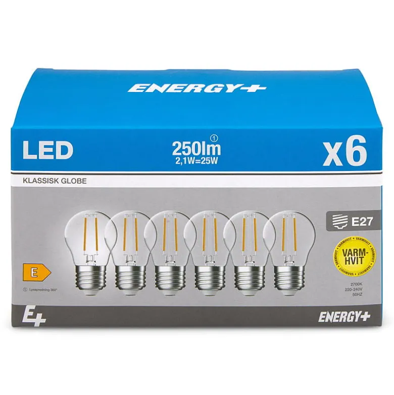 Lyspære LED 250 lm