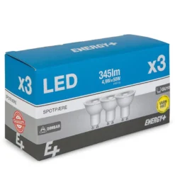 Spotpære LED 345 lm 3-pk