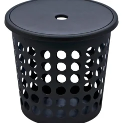Tøykurv med lokk