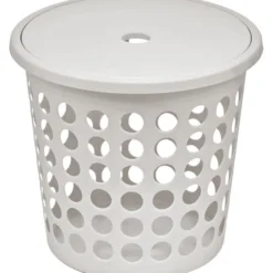 Tøykurv med lokk