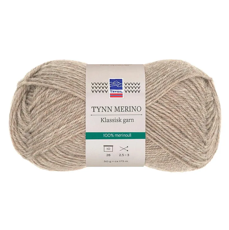 Tynn merino garn