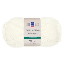 Tynn merino garn