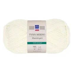 Tynn merino garn