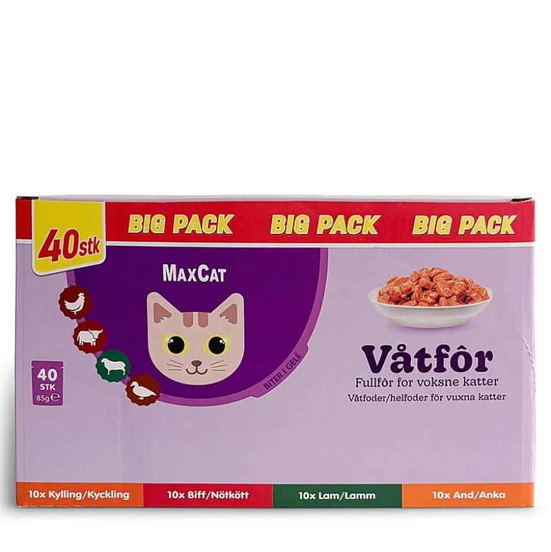 Våtfôr katt 40-pk