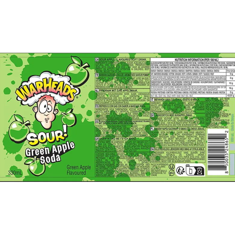 Warheads sour soda