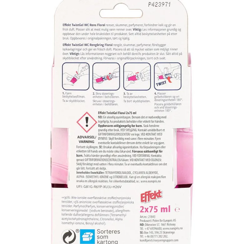 WC rens Twist gel