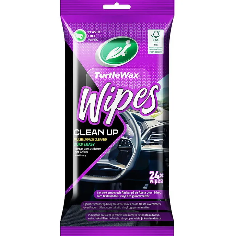 Wipes clean-up