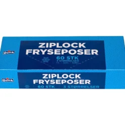 Ziplock fryseposer